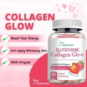 Nature Glow Glutathione Collagen Glow StrawBerry Flavor