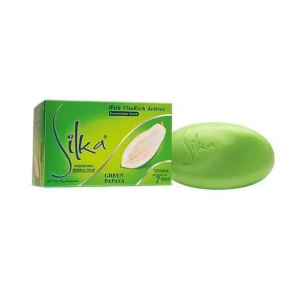 Silka Green Papaya Whitening Soap 135gm