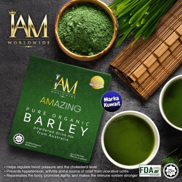 Amazing Pure Organic Barley (3gm X 10 Sachets)