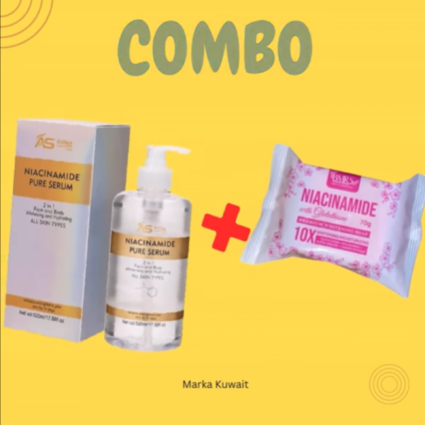 Niacinamide Combo (Serum 520ml + Soap)