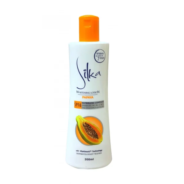 Silka Skin Whitening Papaya Lotion 200ml