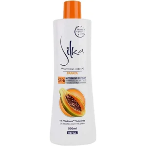 Silka Skin Whitening Papaya Lotion SPF6 500ml